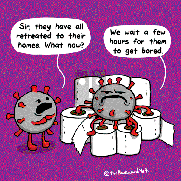 The Awkward Yeti on Wednesday May 13, 2020 Comic Strip