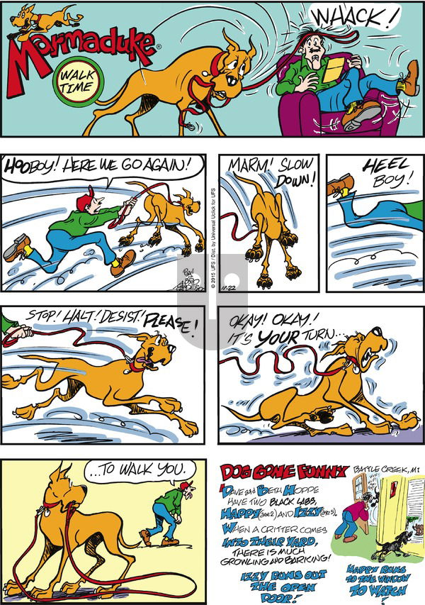 Marmaduke on Sunday November 22, 2015 Comic Strip