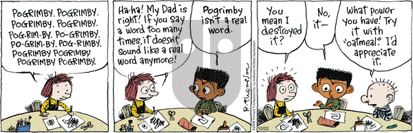 Cul de Sac on Monday October 22, 2018 Comic Strip