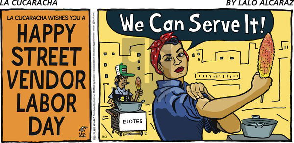 La Cucaracha - Sunday September 3, 2017 Comic Strip