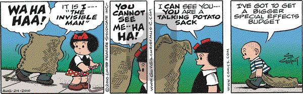 Nancy on Tuesday August 24, 2010 Comic Strip