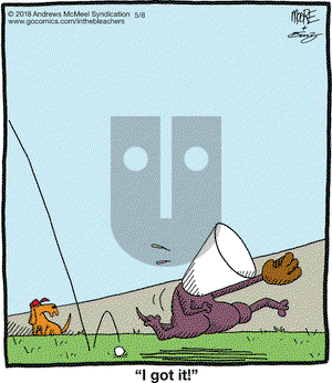 In the Bleachers on Tuesday May 8, 2018 Comic Strip