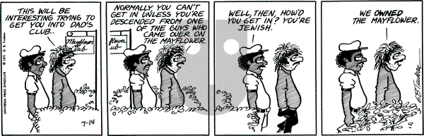 Doonesbury on Wednesday July 14, 1971 Comic Strip
