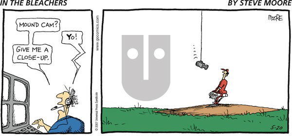 In the Bleachers on Sunday May 20, 2007 Comic Strip