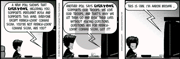 The Boondocks on Friday November 5, 2010 Comic Strip