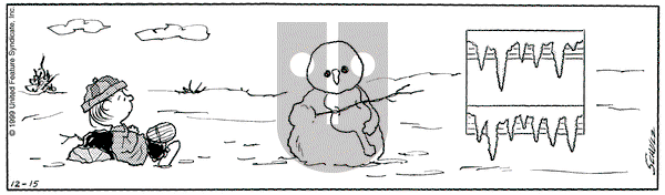 Peanuts on Wednesday December 15, 1999 Comic Strip