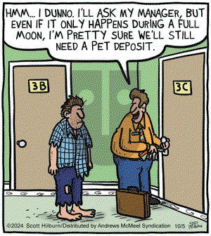 The Argyle Sweater - Saturday October 5, 2024 Comic Strip