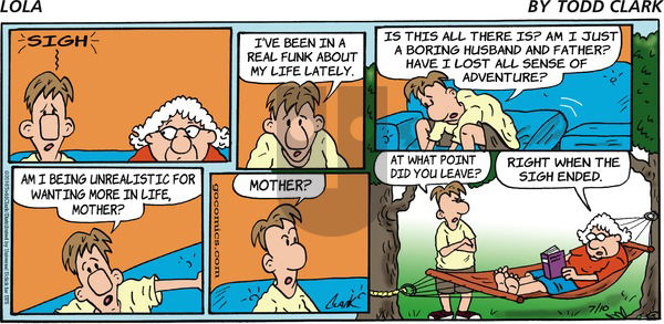 Lola on Sunday July 10, 2016 Comic Strip