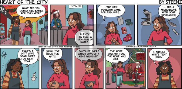 Heart of the City on Sunday December 21, 2025 Comic Strip