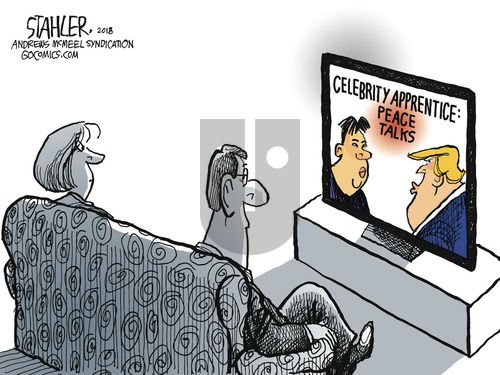 Jeff Stahler on Sunday March 11, 2018 Comic Strip