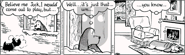 Fred Basset on Thursday March 26, 2009 Comic Strip