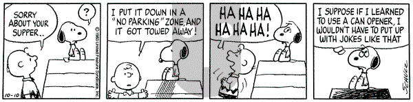 Peanuts on Monday October 10, 1983 Comic Strip