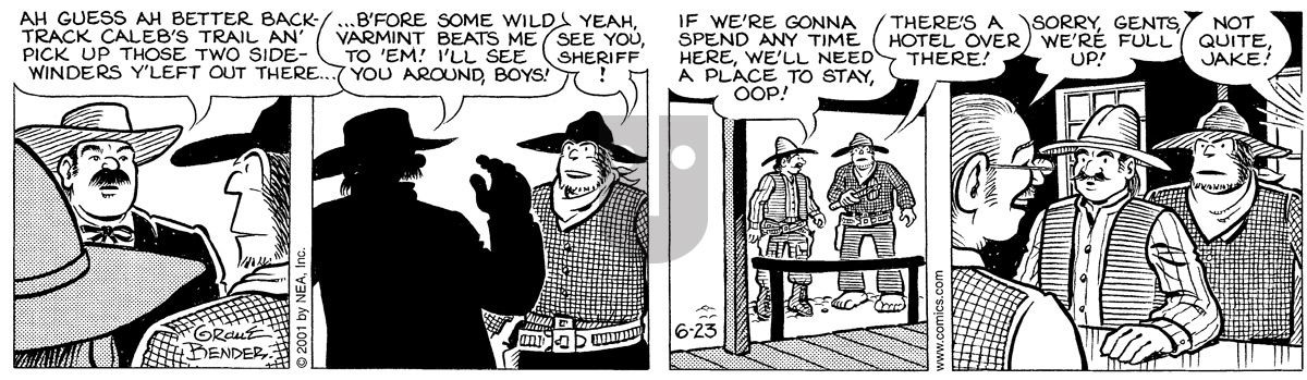 Alley Oop - Saturday June 23, 2001 Comic Strip