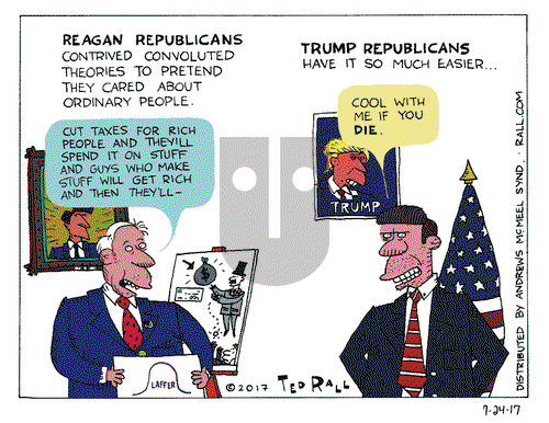 Ted Rall on Monday July 24, 2017 Comic Strip