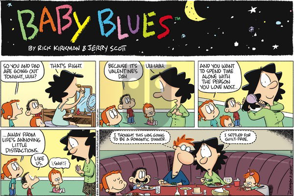 Baby Blues on Sunday February 14, 2016 Comic Strip