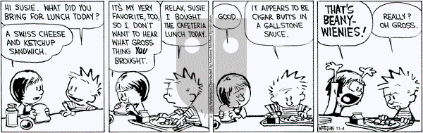 Calvin and Hobbes - Monday November 4, 2019 Comic Strip