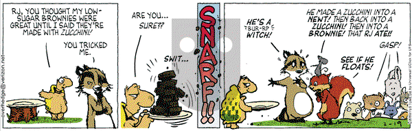 Over the Hedge on Thursday February 19, 2015 Comic Strip
