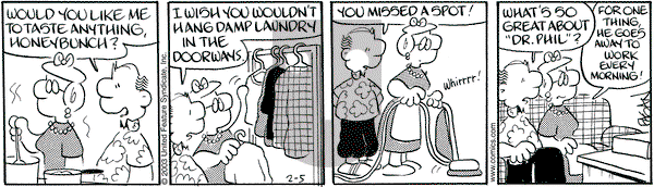 Drabble on Wednesday February 5, 2003 Comic Strip