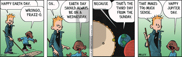 Frazz on Friday April 22, 2016 Comic Strip
