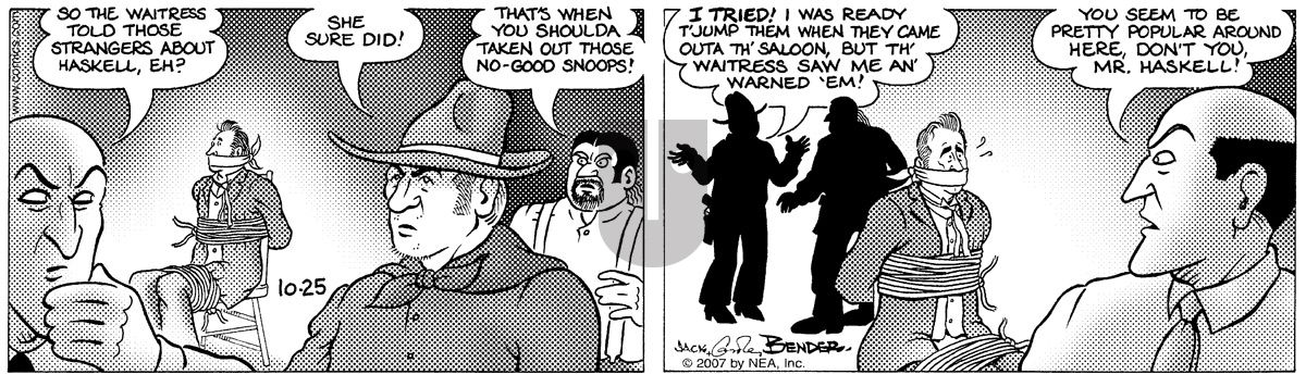 Alley Oop - Thursday October 25, 2007 Comic Strip
