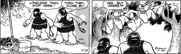 Alley Oop on Tuesday April 20, 1976 Comic Strip