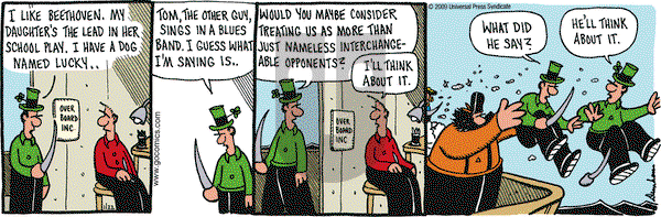 Overboard on Thursday January 22, 2009 Comic Strip