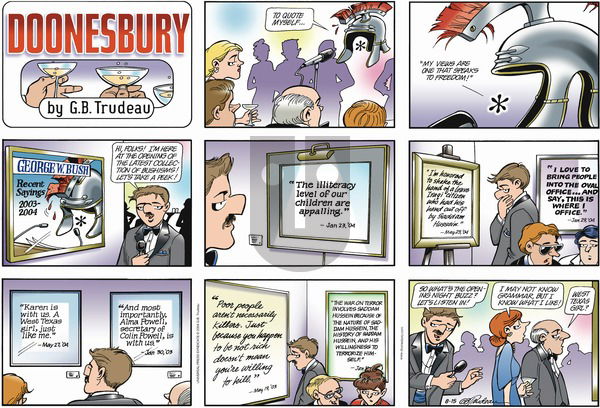 Doonesbury on Sunday August 15, 2004 Comic Strip