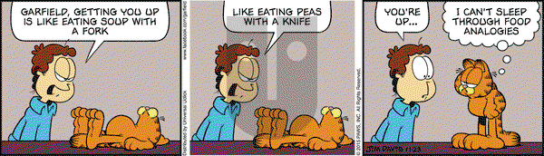 Garfield on Monday November 23, 2015 Comic Strip