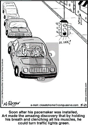Close to Home - Monday May 21, 2001 Comic Strip