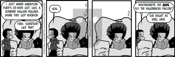 The Boondocks on Monday September 5, 2011 Comic Strip
