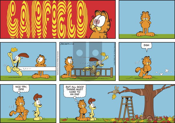 Garfield - Sunday November 10, 2024 Comic Strip