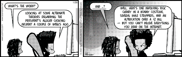 The Boondocks on Monday August 31, 2009 Comic Strip