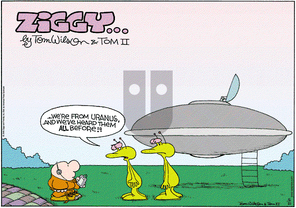 Ziggy - Sunday May 21, 2000 Comic Strip