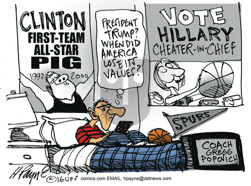 Henry Payne on Tuesday November 15, 2016 Comic Strip