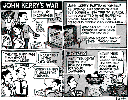 Ted Rall on Thursday August 26, 2004 Comic Strip