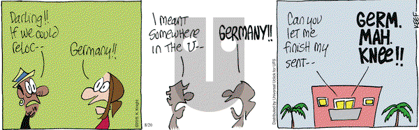 The Knight Life on Thursday August 20, 2015 Comic Strip