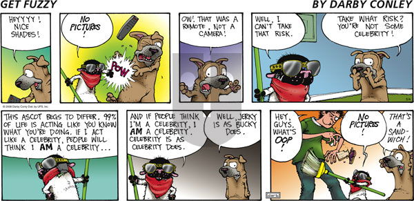 Get Fuzzy on Sunday May 4, 2008 Comic Strip
