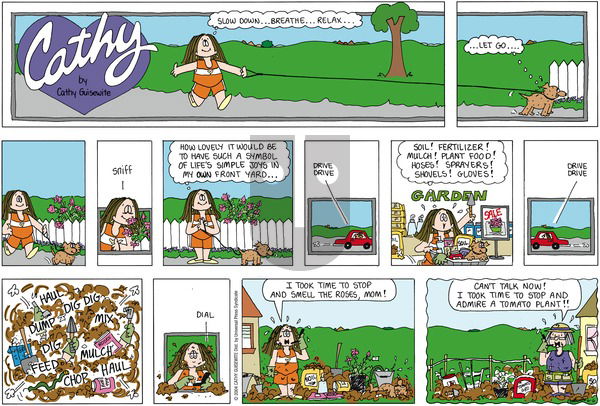 Cathy Classics on Sunday June 6, 2004 Comic Strip
