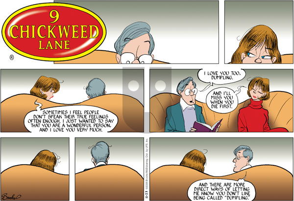 9 Chickweed Lane - Sunday November 23, 2008 Comic Strip
