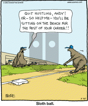 In the Bleachers on Saturday May 25, 2002 Comic Strip