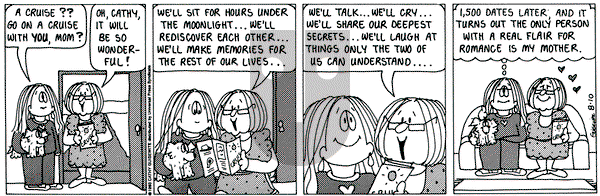 Cathy Classics on Saturday August 10, 1996 Comic Strip