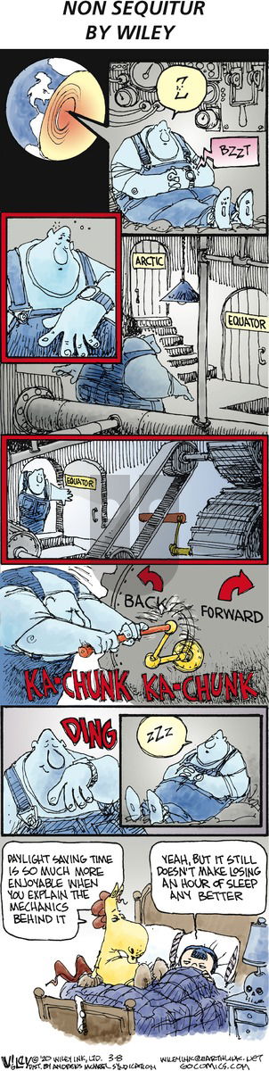 Non Sequitur on Sunday March 8, 2020 Comic Strip