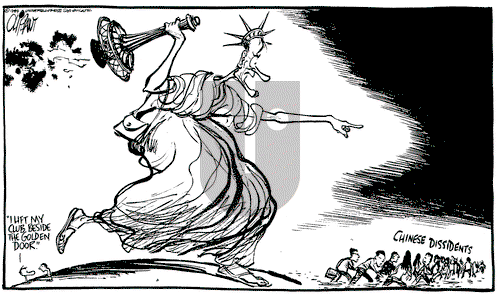 Pat Oliphant on Friday December 15, 1989 Comic Strip