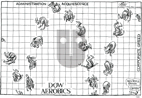 Pat Oliphant on Tuesday July 23, 2002 Comic Strip