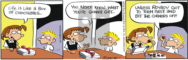 Soup to Nutz - Old on Tuesday January 27, 2009 Comic Strip
