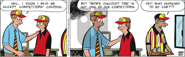 Lucky Cow - Monday October 20, 2003 Comic Strip