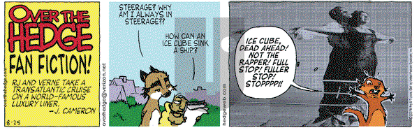 Over the Hedge on Saturday August 25, 2007 Comic Strip