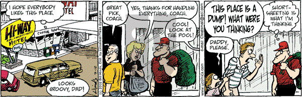 Cleats - Wednesday July 10, 2002 Comic Strip