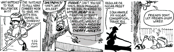 Over the Hedge on Friday April 26, 1996 Comic Strip