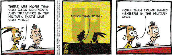 La Cucaracha on Monday January 29, 2018 Comic Strip